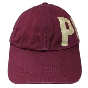 Pink Victoria's Secret Snapback Cap Red One Size Adjustable Vented Holes 6 Panel